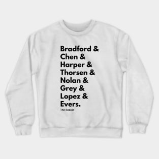 The Rookie Season 4 Squad Goals (Black Text) Crewneck Sweatshirt